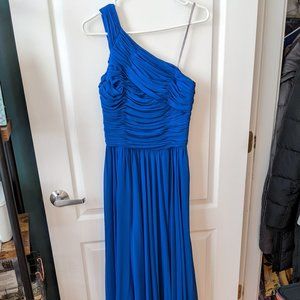 Blue Halston Heritage One Should Evening Gown